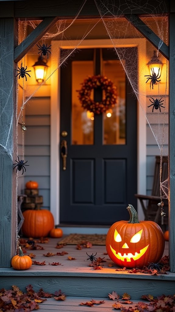 spooky diy spider webs