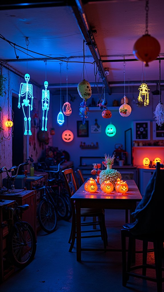 spooky glow in the dark decorations