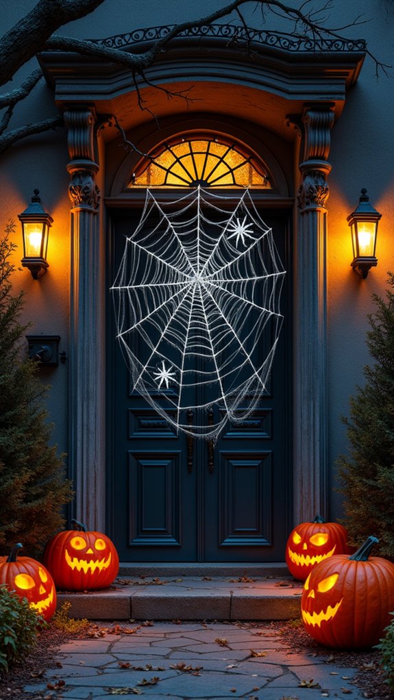 spooky halloween door decorations