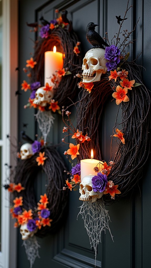 spooky halloween porch decor