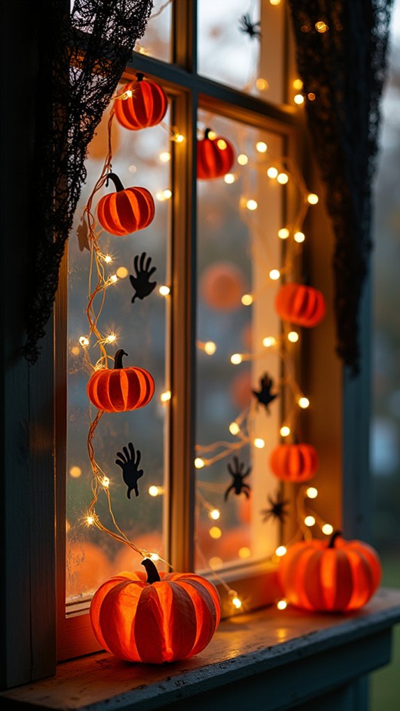 spooky halloween string lights