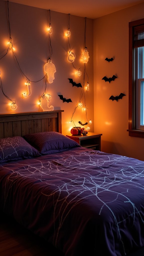spooky halloween string lights