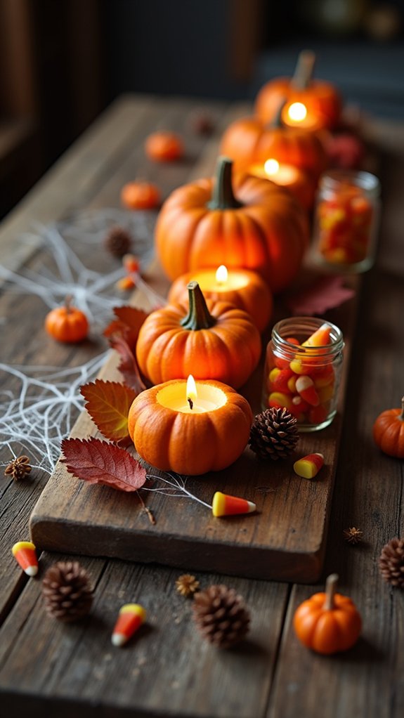 spooky halloween table decor