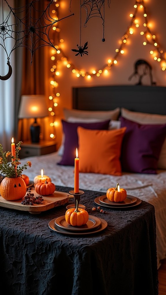 spooky halloween table decorations