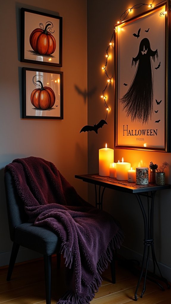 spooky halloween wall art