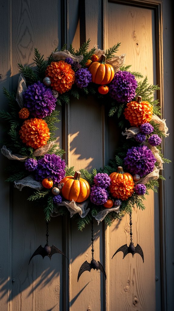 spooky halloween wreath decorations