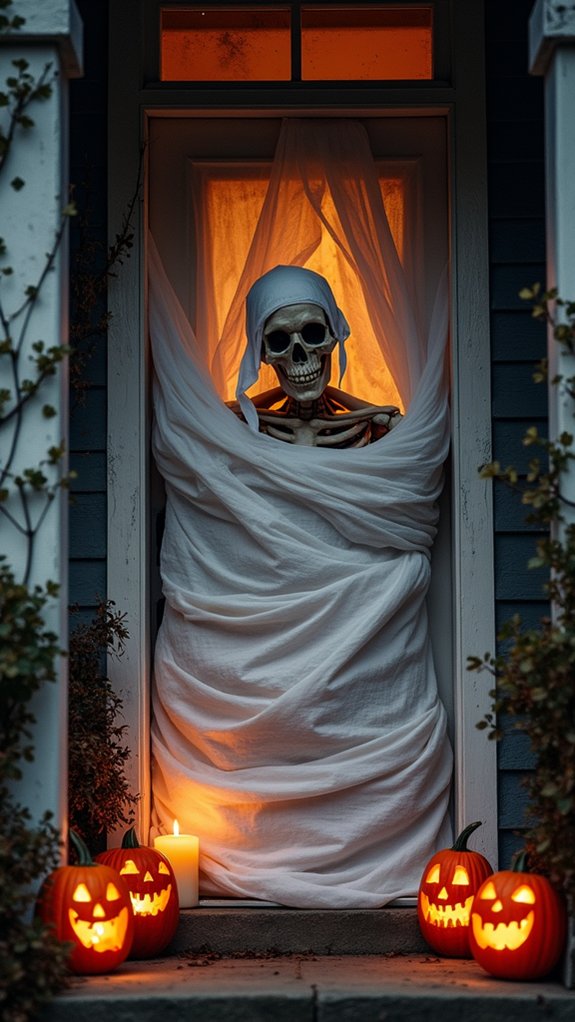 spooky mummy wrap decoration