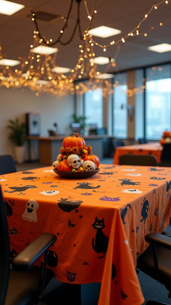 spooky season office decor