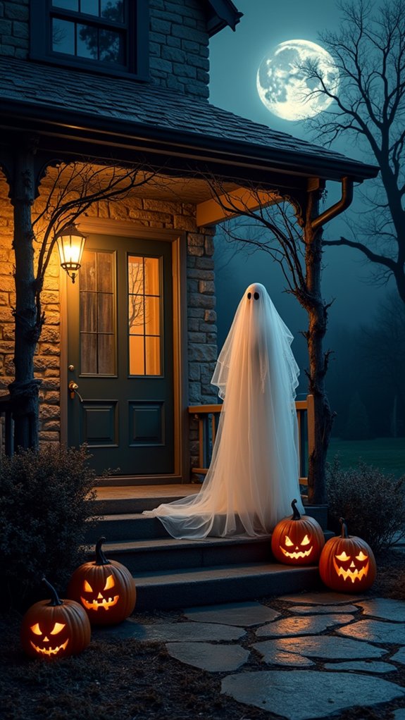 spooky silhouettes create ambiance