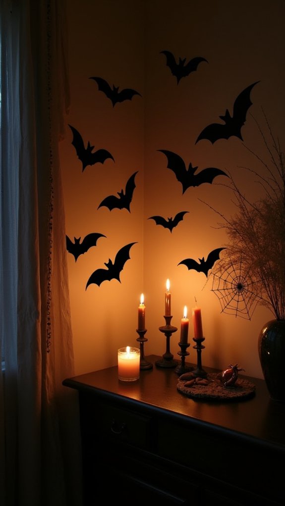 spooky temporary wall decorations