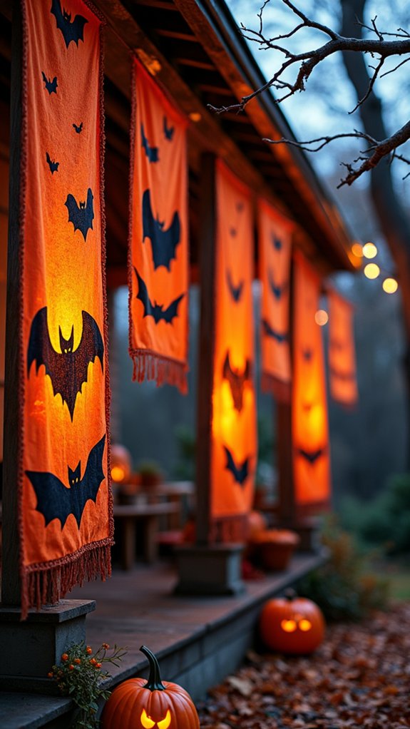 spooky themed halloween banners