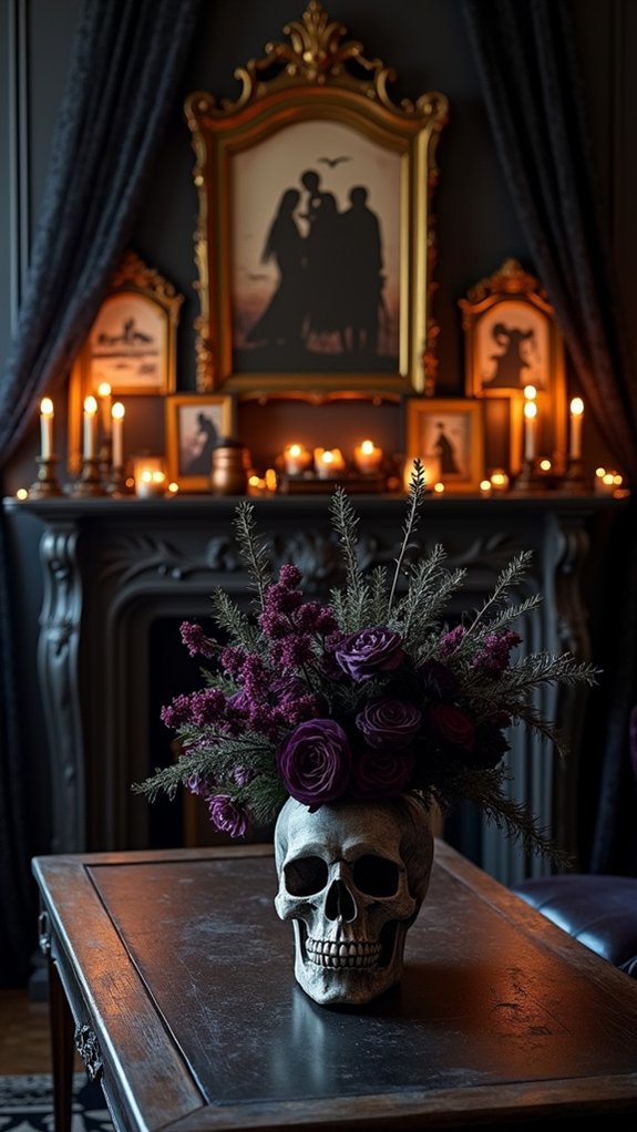 spooky vintage wall decor