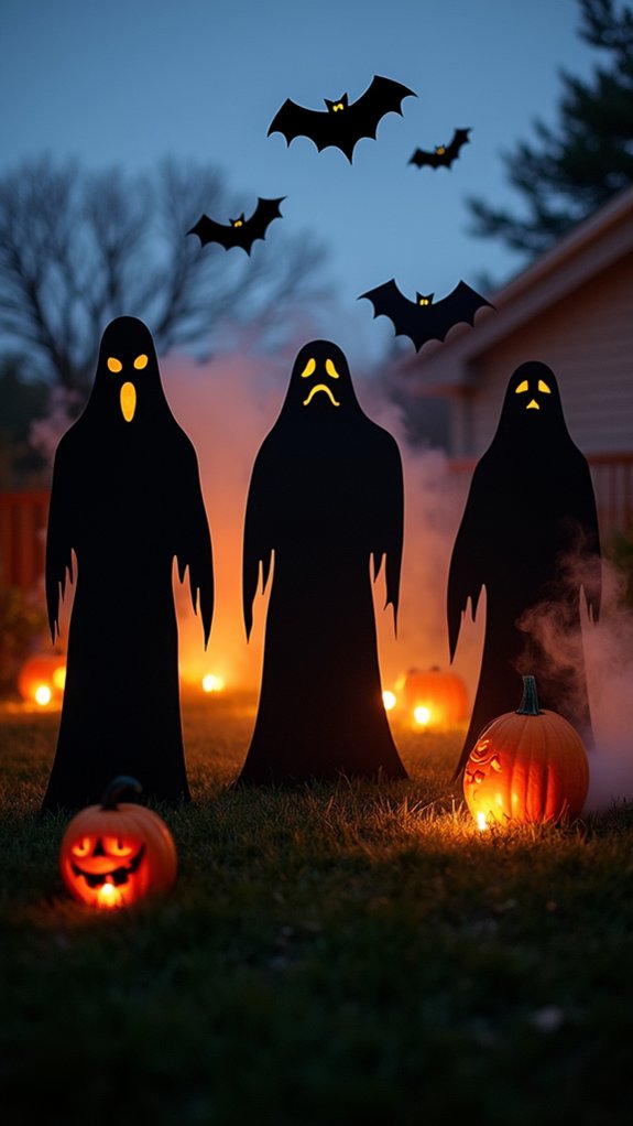 spooky yard decorations idea