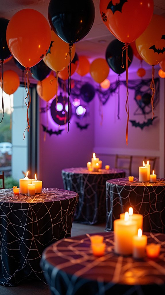 themed halloween balloon decorations