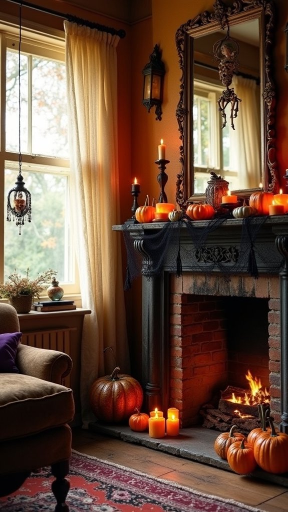 vintage halloween art decor