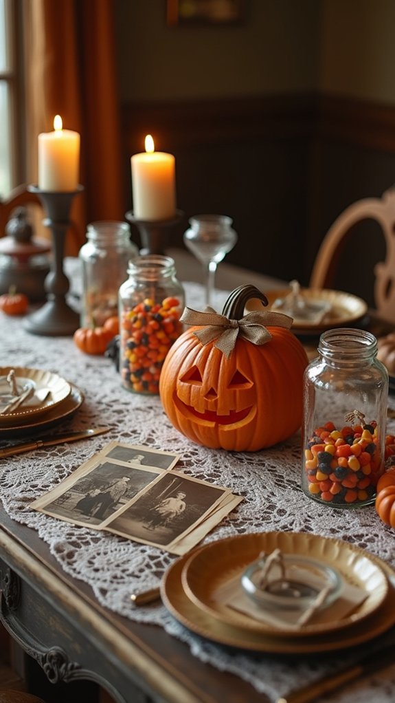 vintage table centerpiece ideas