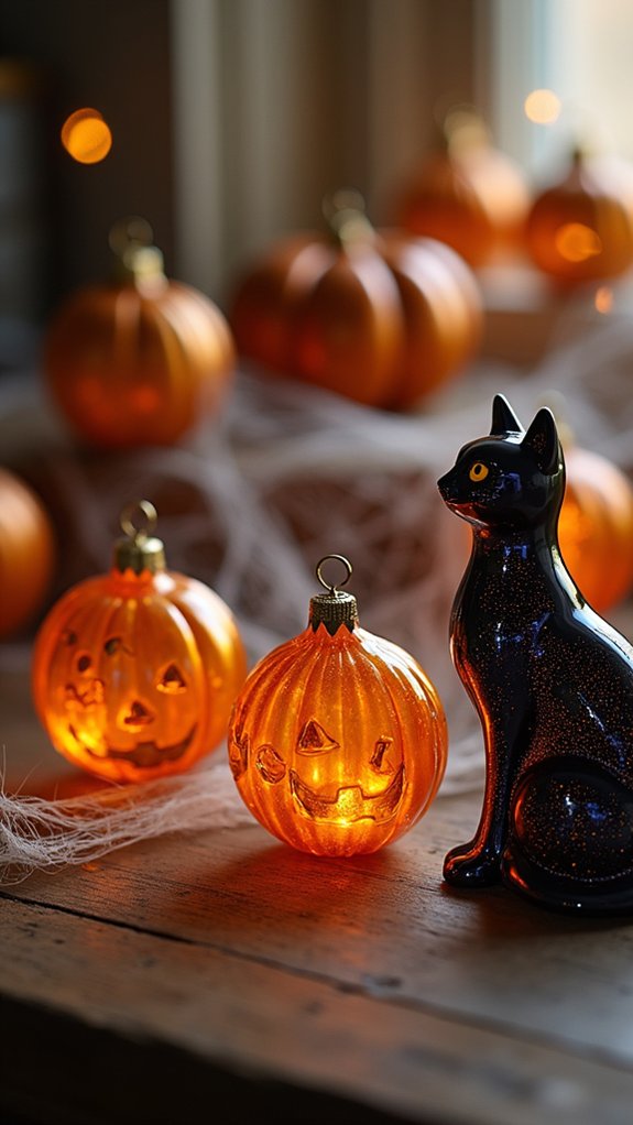 whimsical antique glass ornaments