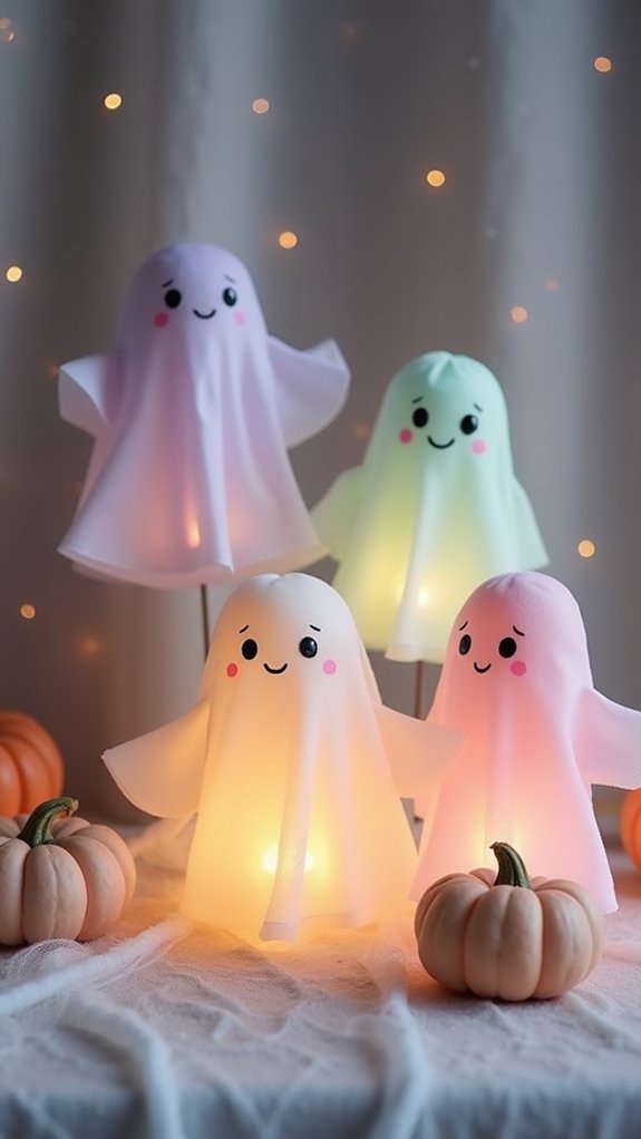 whimsical ghost lantern decorations