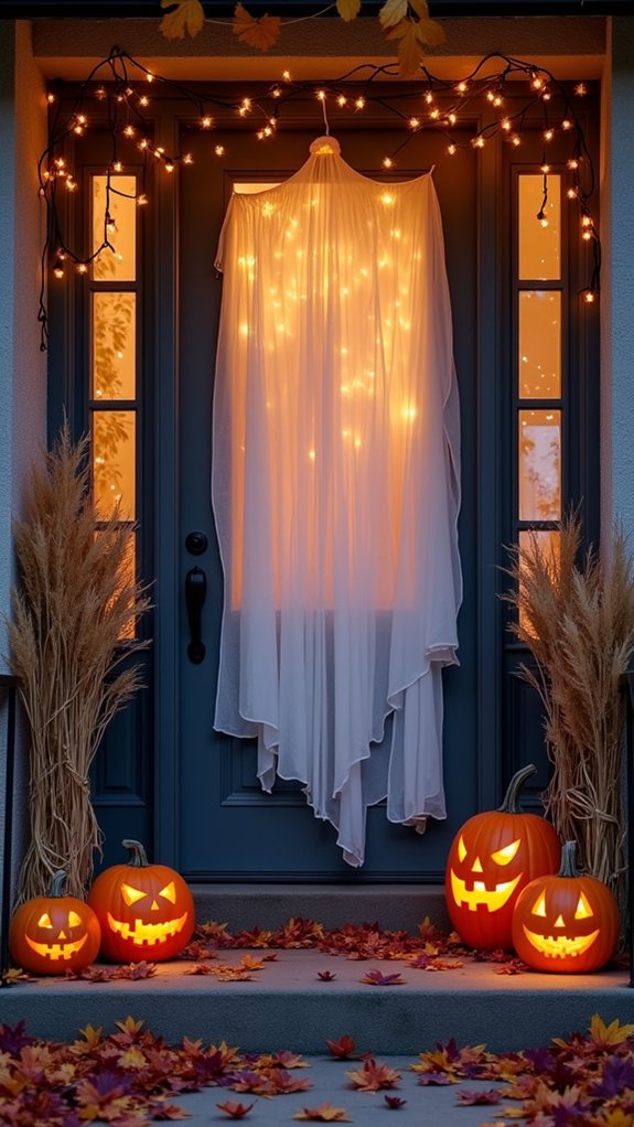 whimsical ghostly door hangers