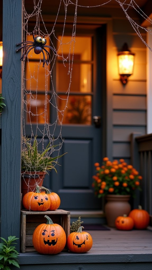whimsical halloween spider decorations
