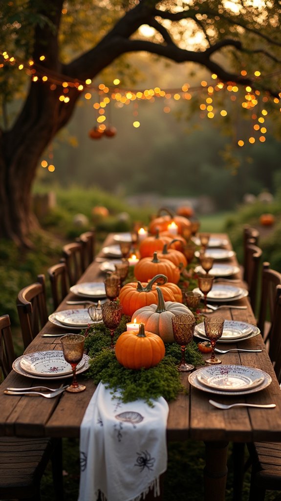 whimsical halloween tablescape ideas