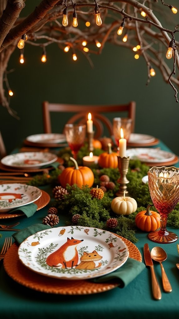 whimsical halloween woodland decor