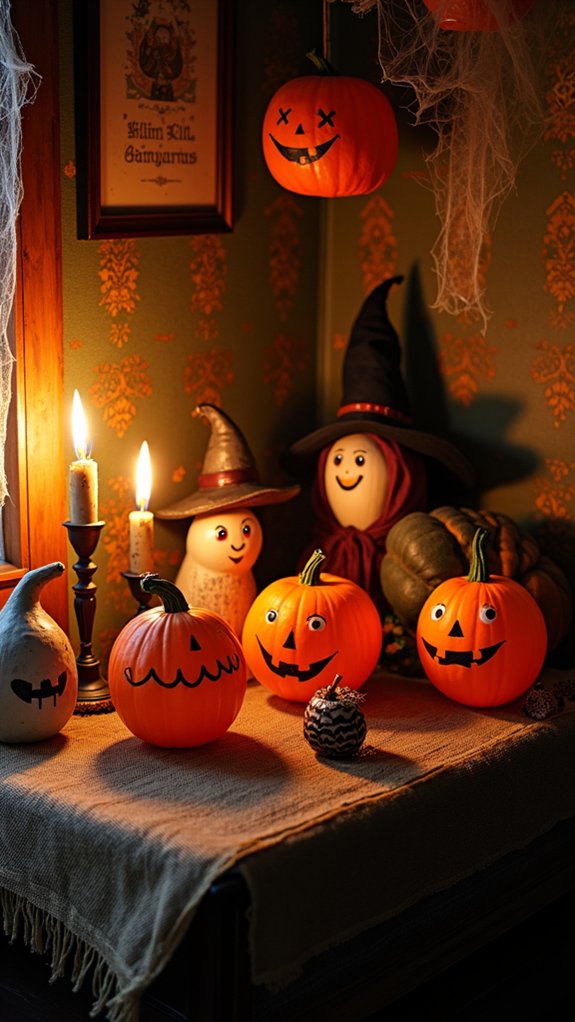 whimsical paper mache decorations