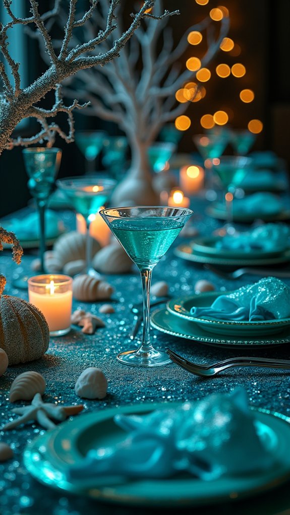whimsical underwater halloween theme