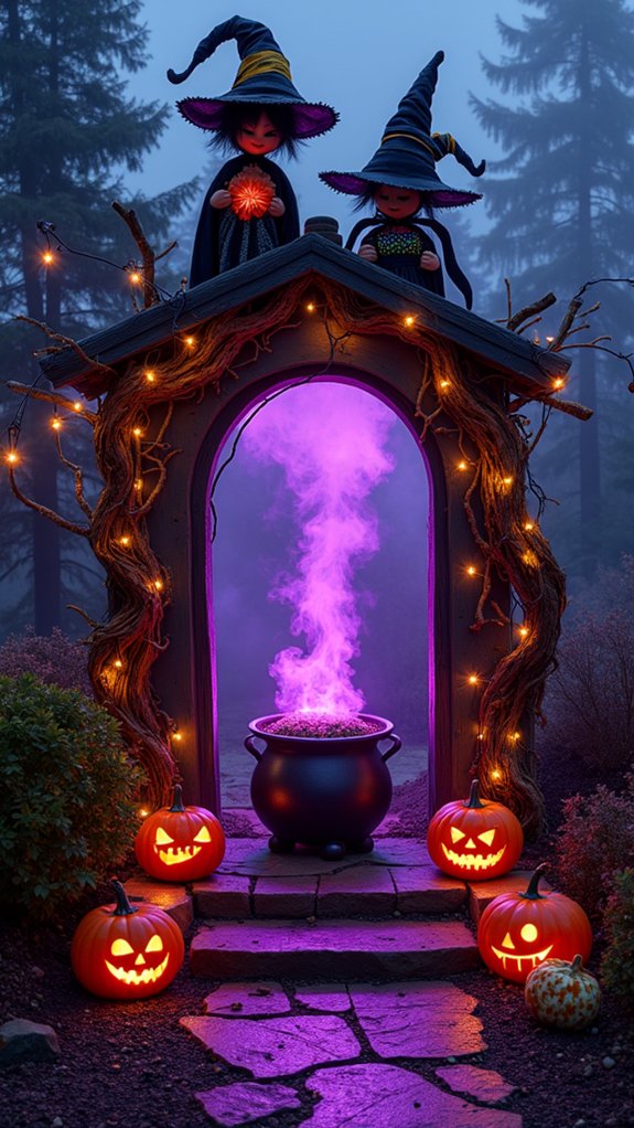 whimsical witches and cauldrons