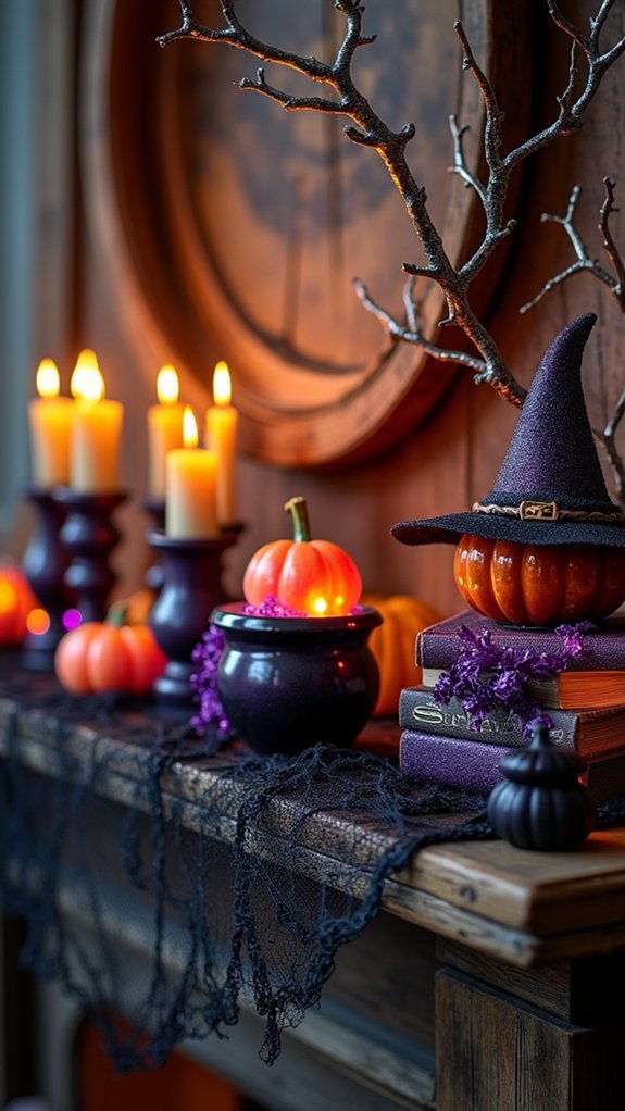 whimsical witchy halloween decor