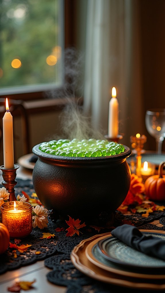 witch s brew cauldron centerpiece
