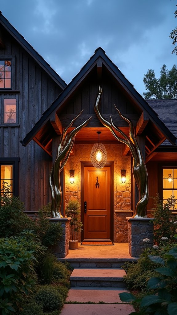 artistic functional outdoor lighting