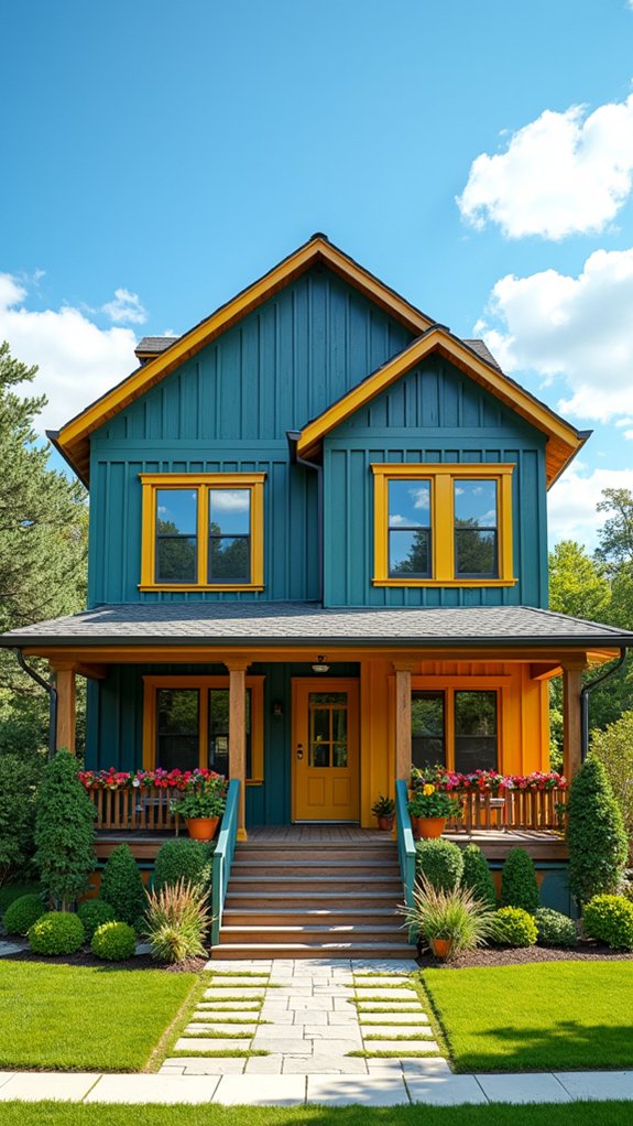 artistic vibrant farmhouse designs