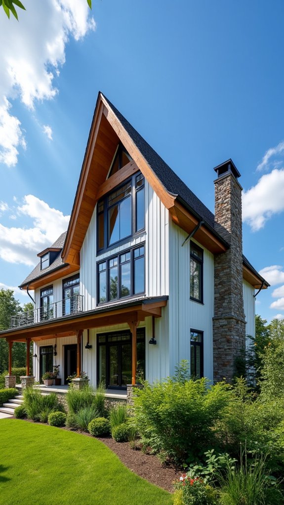 asymmetrical roofs enhance creativity