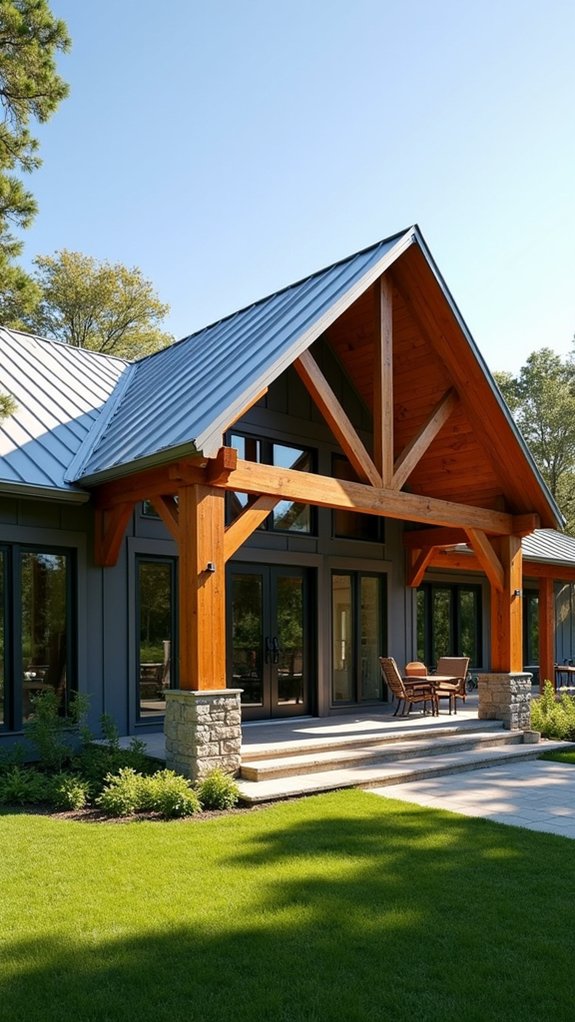 blending metal and wood