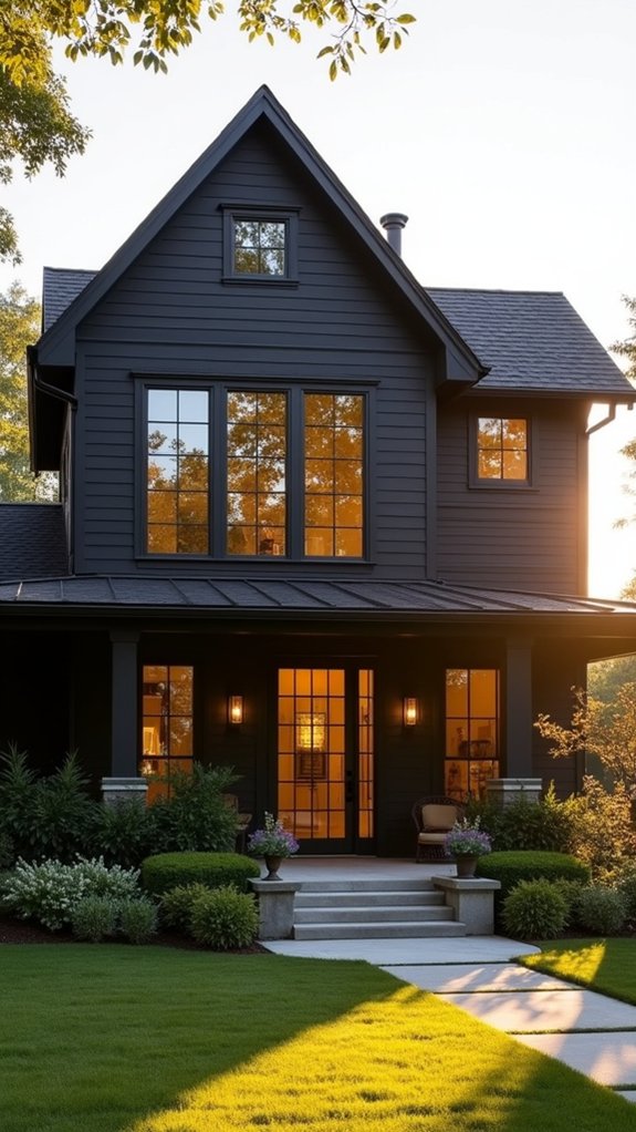 bold black exterior elegance