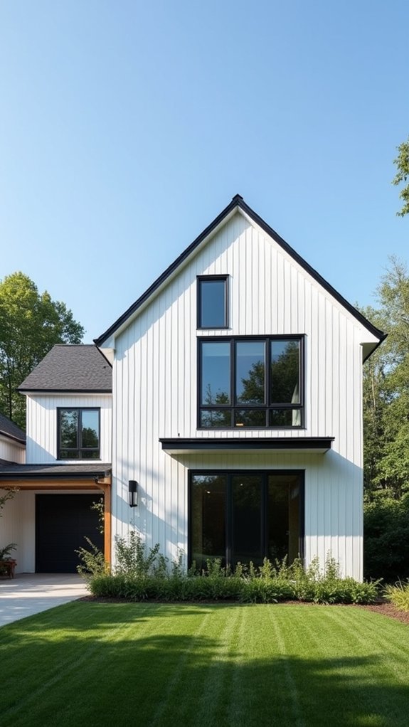 bold black trim elegance