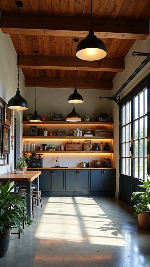 bold industrial ceiling fixtures
