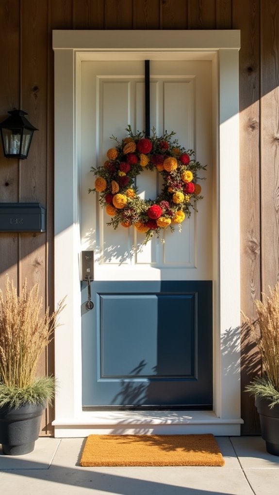 bold two tone door design