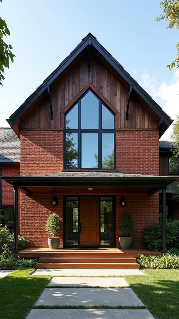 brick and metal elegance