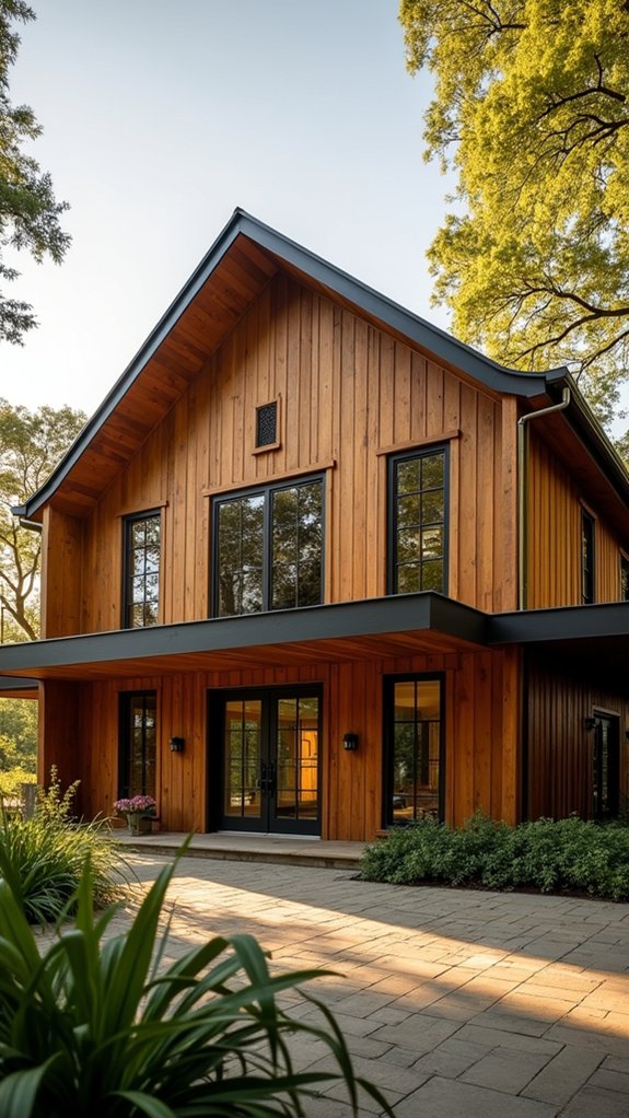 cedar cladding with sophistication