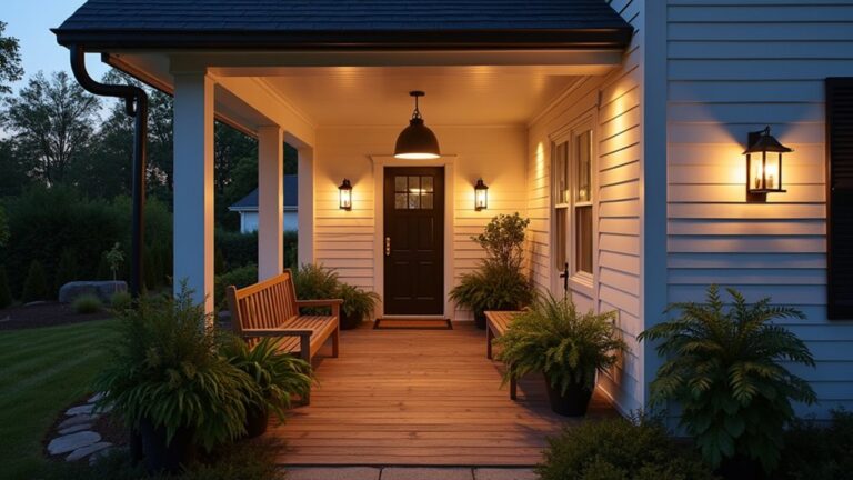 charming farmhouse porch lighting