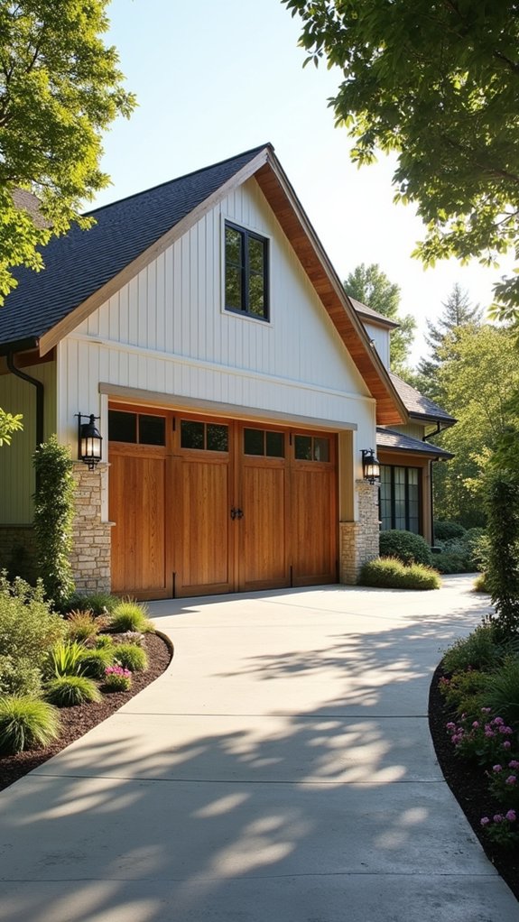 charming garage breezeway connection