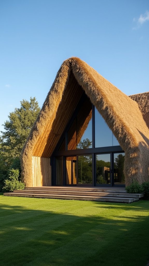 charming historical thatched roofs