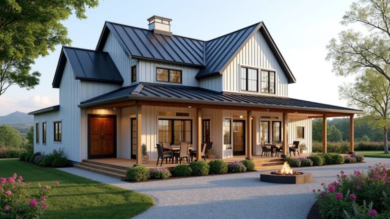 charming modern farmhouse exteriors