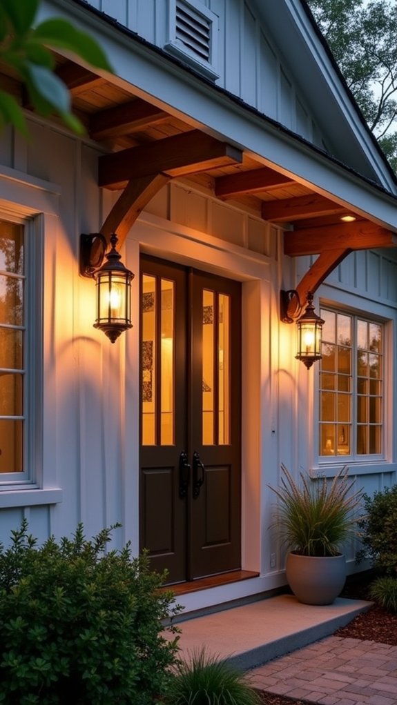 charming rustic candlelight fixtures