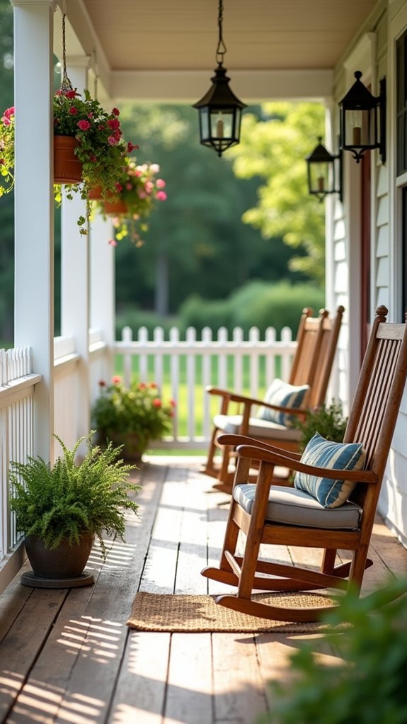 charming white picket fence