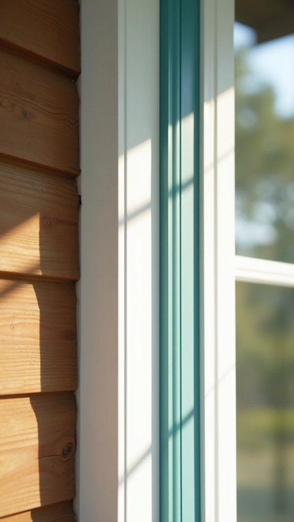 colorful trim enhances spaces
