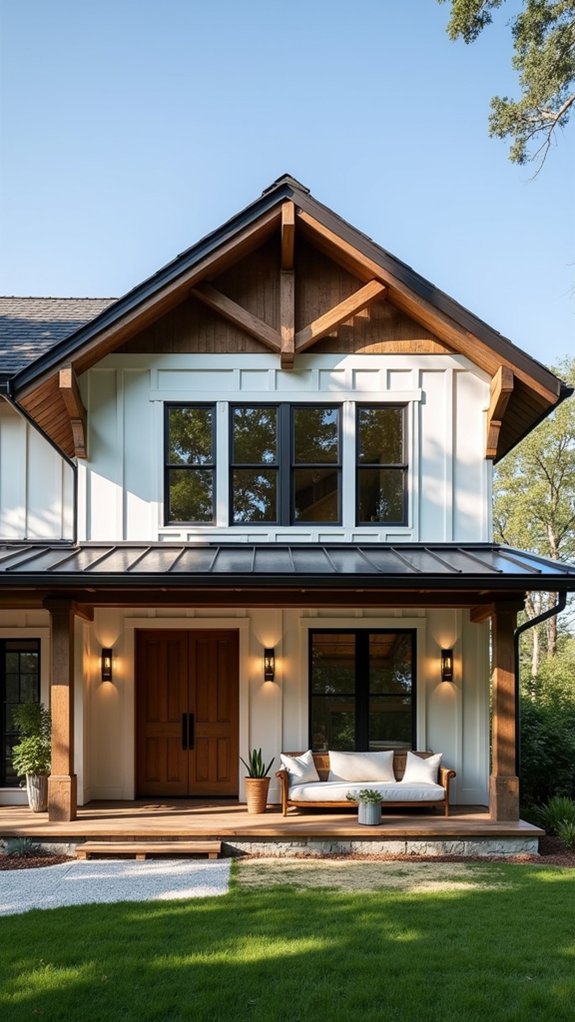 contemporary farmhouse with charm