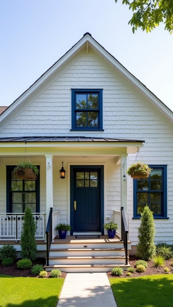 contrasting farmhouse color scheme